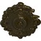 Ekena Millwork Strasbourg Ceiling Medallion, Hand-Painted Green Gold, 30 1/2"W x 20"H x 1 1/2"P CM30SGGGS - alternate 2